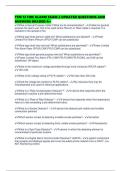 TFM 12 FIRE ALARM EXAM 2 UPDATED QUESTIONS AND ANSWERS GRADED A&plus;