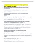 UWSA 2 EVALUATION EXAM UPDATED QUESTIONS AND ANSWERS RATED A&plus;