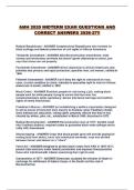 AMH2020&sol;AMH 2020 PACKAGED EXAMS&excl;&excl;