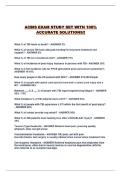 ACBIS EXAM STUDY SET WITH 100&percnt; ACCURATE SOLUTIONS&excl;&excl;