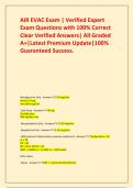 AIR EVAC Exam &vert; Verified Expert Exam Questions with 100&percnt; Correct Clear Verified Answers&vert; All Graded A&plus;&vert;Latest Premium Update&vert;100&percnt; Guaranteed Success&period;