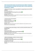 CMTO MCQ REVIEW EXAM 150 QUESTIONS AND CORRECT ANSWERS WITH RATIONALES COVERING THE RECENT MOST TESTED QUESTIONS GUARANTEE A&plus; GRADE