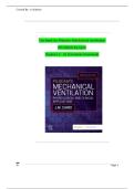 TEST BANK For Pilbeams Mechanical Ventilation 8th Edition by Cairo&vert; Verified Chapter's 1 - 23 &vert; Complete Solution Guide&period;