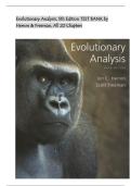Evolutionary Analysis&comma; 5th Edition TEST BANK by Herron & Freeman&comma; ISBN&colon; 9780321616678&comma; All 20 Chapters Covered&comma; Verified Latest