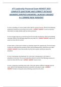 ATI Leadership Proctored Exam &ndash; Nursing Leadership & Management