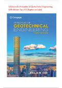 Solutions for Principles of Geotechnical Engineering&comma; 10th Edition Das &lpar;All Chapters included&rpar;New 2025