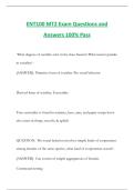 ENT100 MT2 Exam Questions and Answers 100&percnt; Pass