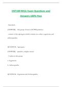 ENT100 Mt2c Exam Questions and Answers 100&percnt; Pass