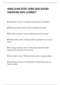 AMSA EXAM STUDY GUIDE 2026 SOLVED QUESTIONS 100&percnt; CORRECT