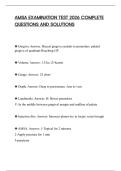 AMSA EXAMINATION TEST 2026 COMPLETE QUESTIONS AND SOLUTIONS