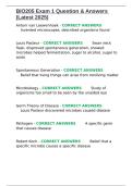 BIO205 Exam 1 Question & Answers &lpar;Latest 2025&rpar;&period;docx
