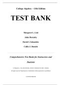 Test Bank for For College Algebra&comma; 13th Edition by Margaret L&period; Lial&comma; John Hornsby&comma; David I&period; Schneider&comma; Callie J&period; Daniels