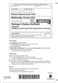 Pearson Edexcel a level Biology A &vert;question paper &vert; 2025&vert; 9BN0&sol;03