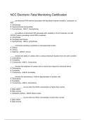 NCC Electronic Fetal Monitoring Certification Study Guide & Practice Questions 20252026