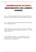 CHAMBERLAIN NR 325 EXAM 2 QUESTIONS WITH 100&percnt; CORRECT ANSWERS