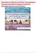 TEST BANK FOR Ebersole and Hess' Gerontological Nursing and Healthy Aging in Canada by Veronique Boscart&comma; Lynn McCleary ISBN&colon; 978-0323778749 COMPLETE GUIDE ALL CHAPTERS COVERED 100&percnt; VERIFIED A&plus; GRADE ASSURED&excl;&excl;&excl;&excl;&excl;NEW LATEST UPDATE&excl;&excl;&excl;&excl;&excl;