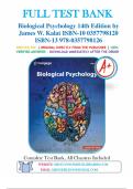 Biological Psychology 14th Edition &lpar;James W&period; Kalat&rpar; &ndash; Complete Test Bank All Chapters &vert; Updated 2025&sol;2026 &vert; Instant Download &vert; Expert-Verified A&plus; Answers