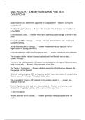 UGA HISTORY EXEMPTION EXAM PRE 1877 QUESTIONS 
