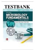 TEST BANK For Microbiology Fundamentals A Clinical Approach, 4th Edition by Marjorie Kelly Cowan | Verified Chapters 1 - 22 Updated, Complete Newest Version
