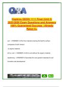 GEOG 1111 Final &ndash; 180&plus; Q&A &vert; Soils&comma; Biomes&comma; Photosynthesis&comma; Biodiversity &vert; Hopkins