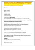 CVS PHARMACOLOGY ACTUAL EXAMS 2026 &lpar;2 DIFFERENT VERSIONS&rpar; &vert; CARDIOVASCULAR SYSTEM PHARMACOLOGY EXAM &vert; ALL QUESTIONS AND CORRECT ANSWERS &vert; UPDATED VERSIONS