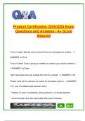 Product Certification Exam &ndash; 100&plus; Verified Q&A &vert; monday&period;com Boards&comma; Automations&comma; Integrations&comma; Admin Tools &vert; 2025&sol;2026