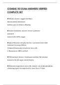COMSAE 110 EXAM ANSWERS VERIFIED COMPLETE SET