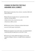 COMSAE 110 PRACTICE TEST FULLY ANSWERED 100&percnt; CORRECT