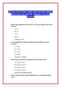  NM GS24 STRUCTURAL STEEL ERECTION NEW VERSION QUESTIONS AND VERIFIED ANSWERS FOR EXAM SUCCESS