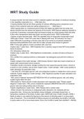 WRT Study Guide NEWEST 2026&sol;2027 ACTUAL EXAM COMPLETE QUESTIONS AND CORRECT DETAILED ANSWERS &lpar;VERIFIED ANSWERS&rpar; &vert;ALREADY GRADED A&plus;&vert;&vert;BRAND NEW&excl;&excl;