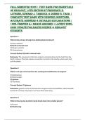 FALL SEMESTER 2025 &vert; TEST BANK FOR Essentials of Geology&comma; 13th Edition by Frederick K&period; Lutgens&comma; Edward J&period; Tarbuck & Dennis G&period; Tasa &vert; COMPLETE TEST BANK WITH VERIFIED QUESTIONS&comma; ACCURATE ANSWERS & DETAILED EXPLANATIONS &vert; 100&percnt; VERIFIED A&plus; GRADE ASSURED &vert; LA