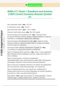 NURS 6111 Exam 1 Questions and Answers  &lpar;100&percnt; Correct Answers&rpar; Already Graded  A&plus;