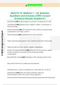 NUSCTX 10&comma; Midterm 1 - UC Berkeley  Questions and Answers &lpar;100&percnt; Correct  Answers&rpar; Already Graded A&plus;