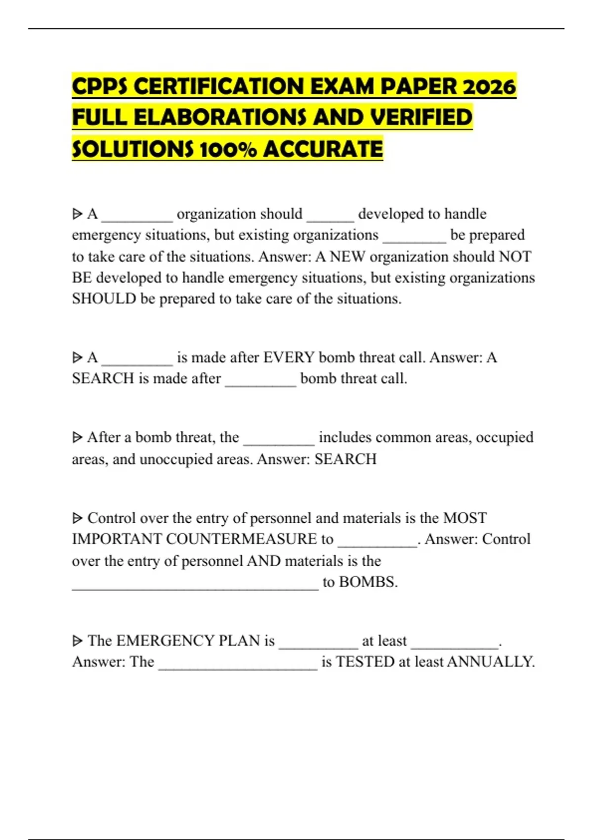 Bob Cpps Form.pdf CPPS CERTIFICATION EXAM PAPER 2026 FULL ELABORATIONS AND VERIFIED ...