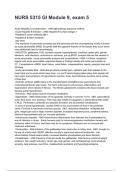 NURS 5315 GI Module 9&comma; exam 5 NEWEST 2026&sol;2027 ACTUAL EXAM COMPLETE QUESTIONS AND CORRECT DETAILED ANSWERS &lpar;VERIFIED ANSWERS&rpar; &vert;ALREADY GRADED A&plus;&vert;&vert;BRAND NEW&excl;&excl;