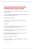 3PS EXAM QUESTION AND ANSWERS GRADED A&plus;2025 LATEST UPDATE&period;