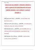 CADC Exam Practice 2024&colon; 2 Newest Versions with Answers & Explanations