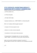 3F151 SERVICES JOURNEYMAN MODULE 1 QUESTIONS WITH CORRECT ANSWERS 2025&period;