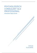 Samenvatting: psychologisch consulent als professional (PCP)