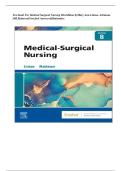 Full TEST BANK &mdash; Introduction to Medical-Surgical Nursing &lpar;8th Edition&rpar; by Adrianne Dill Linton &mdash; Complete Verified NCLEX-Style Questions & Rationales &lpar;All Chapters&rpar;
