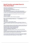 South Carolina real estate Exam A&plus; Pass Brand New&excl;&excl;