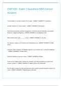 CNIT 420 - Exam 1 Questions With Correct Answers