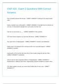 CNIT 420 - Exam 2 Questions With Correct Answers&period;