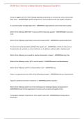 OM 300 Test 2 &vert; University of Alabama Operations Management Exam Review