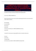 COMPTIA A&plus; CERTIFICATION PRACTICE TEST WITH CORRECT ANSWERS RATED A&plus; 2025&sol;2025 SURE PASS &excl;&excl;&excl;