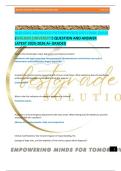 NUR 6501 ADVANCED PATHOPHYSIOLOGY FINAL EXAM &lpar;WALDEN UNIVERSITY&rpar; QUESTION AND ANSWER LATEST 2025-2026 A&plus; GRADED