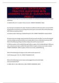 COMPTIA A&plus; CERTIFICATION PRACTICE QUESTIONS WITH ANSWERS RATED A&plus; GUARANTEED PASS &excl;&excl;&excl;