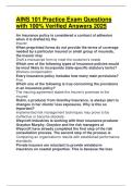 AINS 101 Practice Exam Questions with 100- Verified Answers 2025&period;