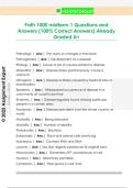 Path 1000 midterm 1 Questions and  Answers &lpar;100&percnt; Correct Answers&rpar; Already  Graded A&plus; 