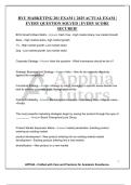 BYU MARKETING 201 EXAM 1 2025 ACTUAL EXAM &vert; EVERY QUESTION SOLVED &vert; EVERY SCORE SECURED&excl;